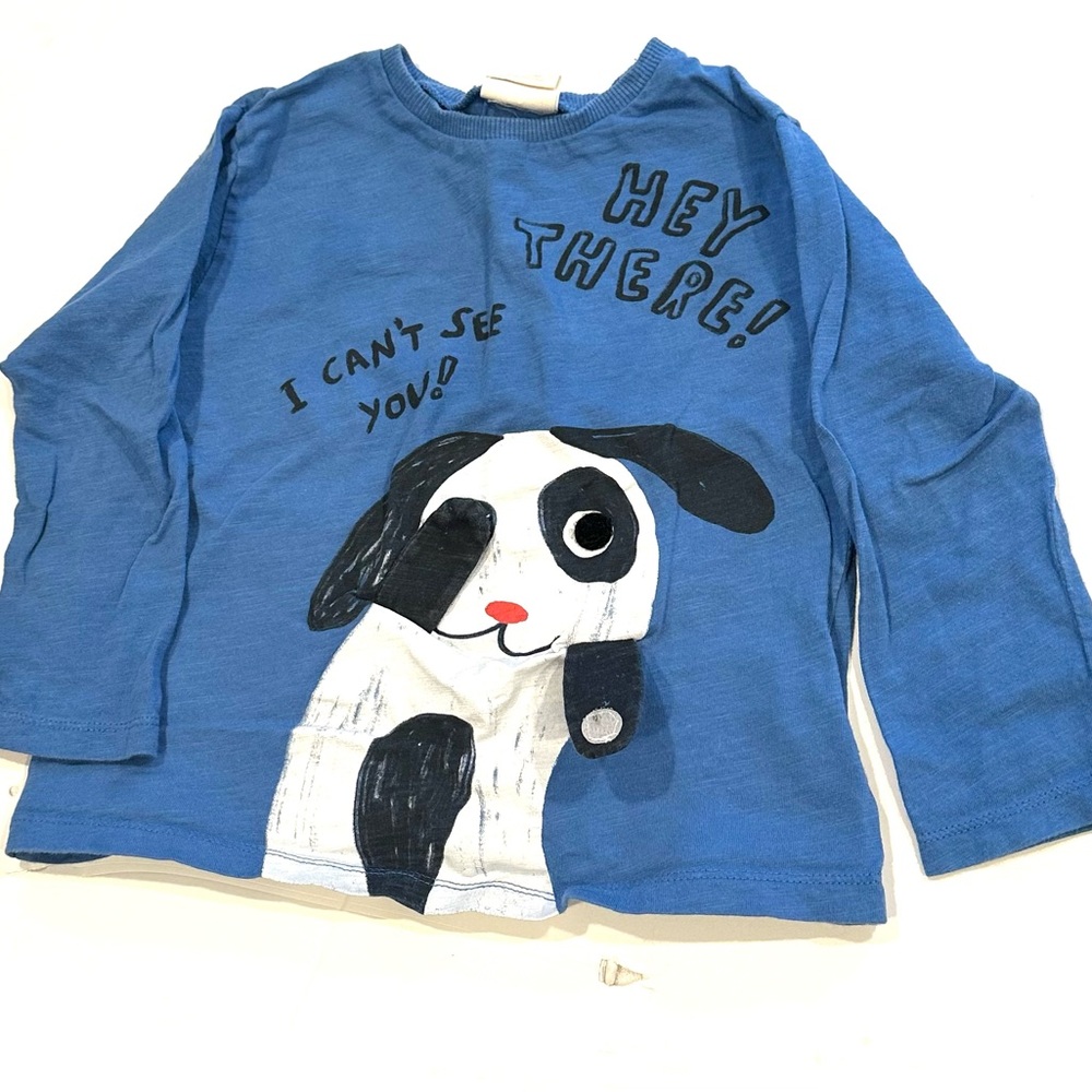 18-24 Month Zara Baby Peek A Boo Dog Shirt